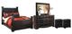 Signature Design by Ashley® Shay 5-Piece Almost Black King Poster Bed Set-0