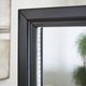 Signature Design by Ashley® Evesen Black Floor Standing Mirror with Storage-4