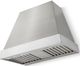 La Cornue CornuFé Euclid 36" Stainless Steel Wall Mounted Range Hood with Polished Chrome Trim-0
