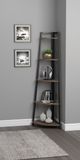 Coaster® Jacksonville Aged Walnut Corner Bookcase-1