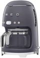 Smeg 50's Retro Style Slate Grey Countertop Coffee Maker-1