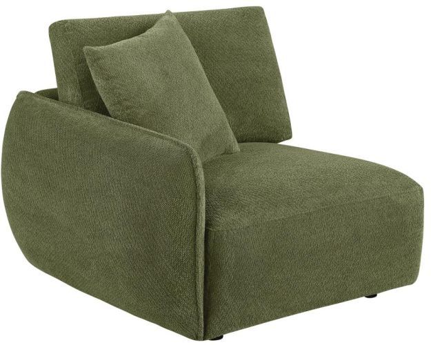 Coaster® Elysia 3-Piece Green Upholstered Modular Sectional Sofa-3