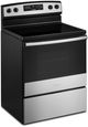 Amana® 30" Stainless Steel Freestanding Electric Range-2