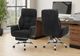 Monarch Specialties Inc. Black Fabric High Back Executive Office Chair with Footrest-1