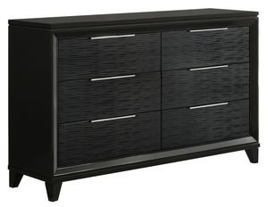 black butler ciel in dress 61.4 inches Modern, Minimalist Black Dresser With 9 Drawers