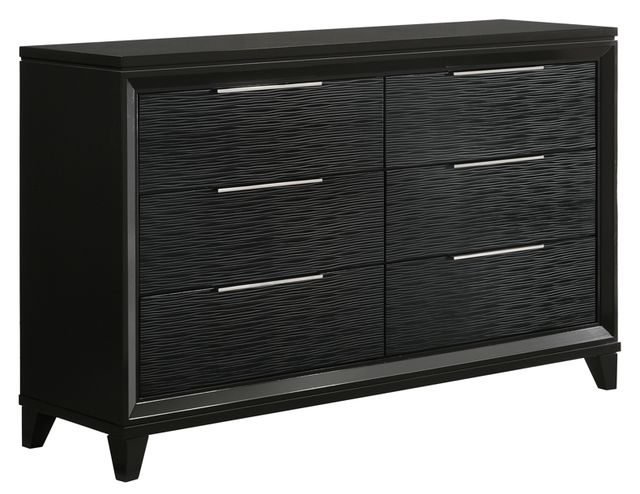 black dresser and chest set Tall With Five Drawers Extensive Storage This multipurpose storage solution is roomy yet compact Kappesberg Foster Black 55.1 inchw