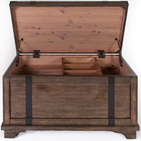 Liberty Furniture Aspen Skies 3-Piece Weathered Brown Table Set-3