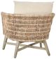 Classic Home Collins Natural/Sand Olefin/Synthetic Rope Outdoor Accent Chair-3