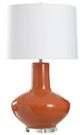 Harp & Finial® Aniston Orange Table Lamp-0