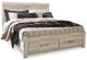 Signature Design by Ashley® Bellaby 5-Piece Whitewash King Platform Storage Bed Set-1