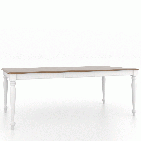 Canadel Customizable Gourmet 82" VA Base Dining Table with One Removable Leaf-3