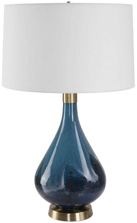 Uttermost® Riviera Dark Navy Blue Table Lamp-0