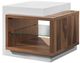 VieBois Natural/Opaque White Side Table-0