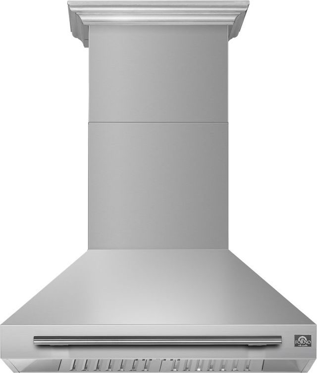 FORNO® Aria Series Alta Qualita 36" Stainless Steel Wall Mounted Range Hood  -0