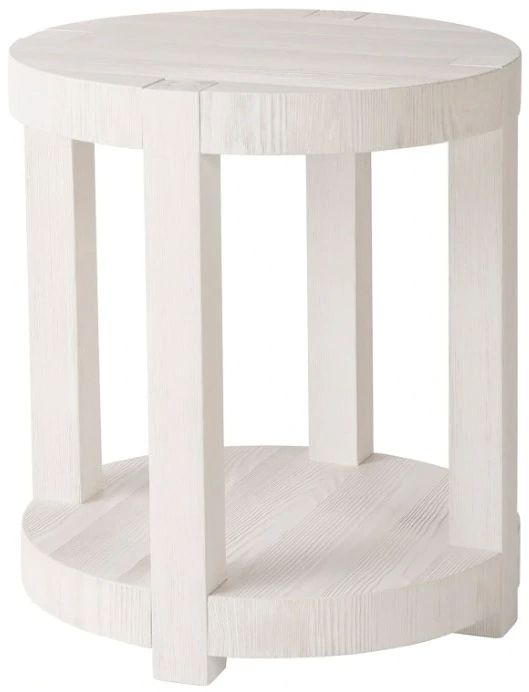 Universal Explore Home™ Weekender Coastal Living Home Hermosa White Sand End Table-0