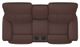 La-Z-Boy® Talladega Chestnut Leather Power Reclining Loveseat with Console-4