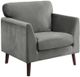 Mazin Furniture Tolley Grey Upholstered Accent Chair-0