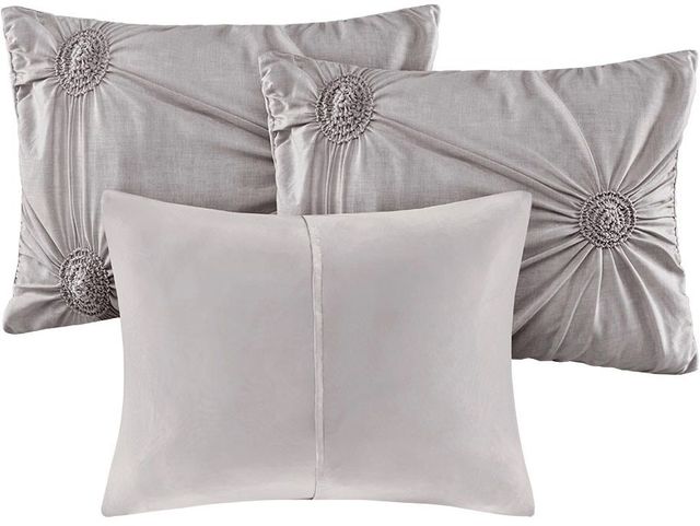 Olliix by Madison Park 6 Piece Dark Gray Leila Reversible Daybed Cover Set-3