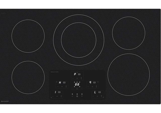 Sharp® 36" Black Induction Cooktop-0