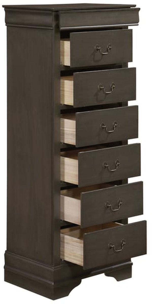Mazin Furniture Mayville Gray Lingerie Chest-3