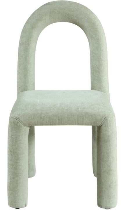 Meridian Furniture Amari Mint Upholstered Dining Chair-1