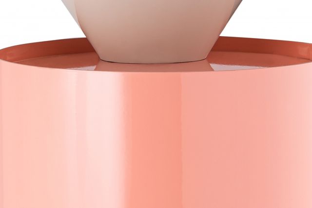 Meridian Furniture Damon White/Pink End Table-3