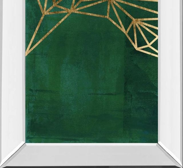 Classy Art Jungle Web II by Jacob Green Mirror Framed Wall Art-1