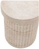 Classic Home Selah Beige Concrete/Fiber Glass Outdoor Stool-3