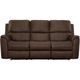 Flexsteel Hudson Triple Power Reclining Sofa with Drop Down Table-3
