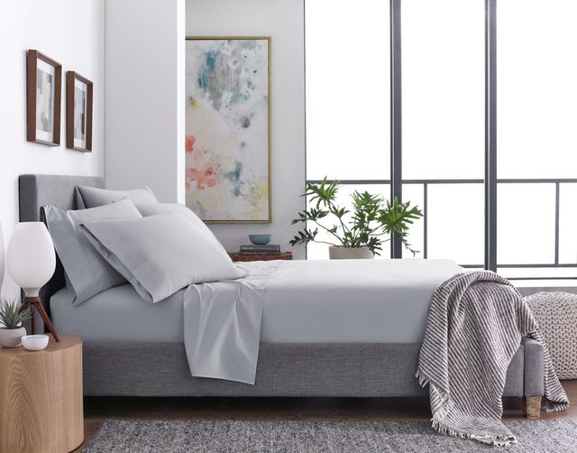 Sleeptone® Ultraweave® 6-Piece Silver Microfiber Split Head King Sheet Set-2