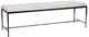 Classic Home Achen Hide Ivory Bench-0