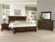 Vaughan-Bassett Sawmill Sedona Queen Louver Storage Bed-2