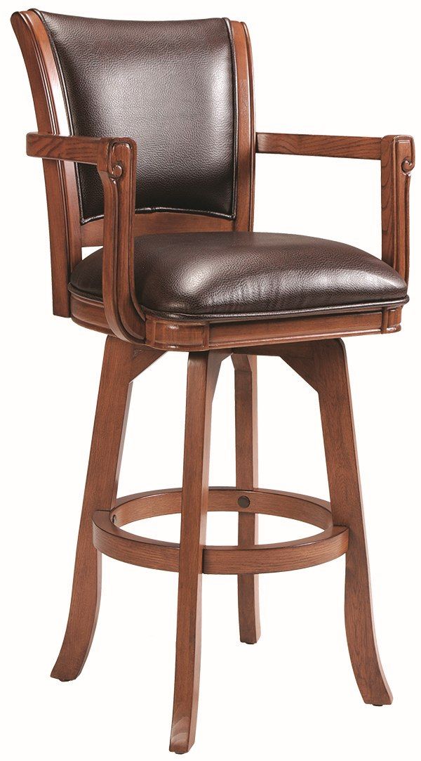 HH2 Home Park View 3-Piece Medium Brown Oak Pub Set-2