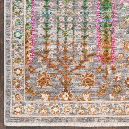 Nourison Home™ Vintage Harmony Blue 5'x8' Style 1 Area Rug-3