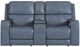 Flexsteel® Oasis Storm Power Reclining Loveseat with Console-1