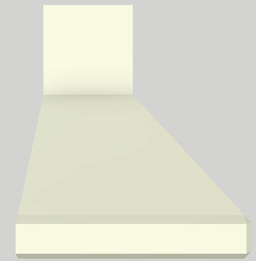 Vent-A-Hood® 42" Biscuit Wall Hood-1
