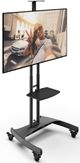 Kanto Single Tray Black Mobile TV Mount-0