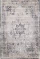 Cosmos Carpets Flamingo 7804 Beige/Black 5'3" x 7'7" Area Rug-0