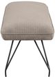 Coaster® Dodson Taupe Upholstered Dining Bench-3