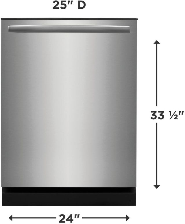 Frigidaire Gallery® 24" Smudge-Proof® Stainless Steel Top Control Built-In Dishwasher-3