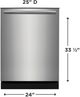Frigidaire Gallery® 24" Smudge-Proof® Stainless Steel Top Control Built-In Dishwasher-3