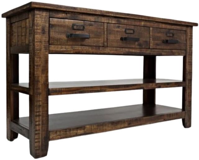 Jofran Inc. Cannon Valley Brown Sofa Console Table-0