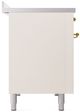 Ilve® Nostalgie II Series 48" Antique White Pro Style Induction Range-4