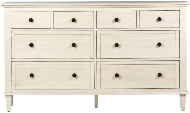 Dovetail Furniture Lugano Whitewash Dresser-1