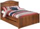 Signature Design by Ashley® Barchan 2-Piece Medium Brown Full Panel Bed Set-1
