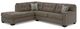 Dunes 2 Piece Sectional (Brown)-0