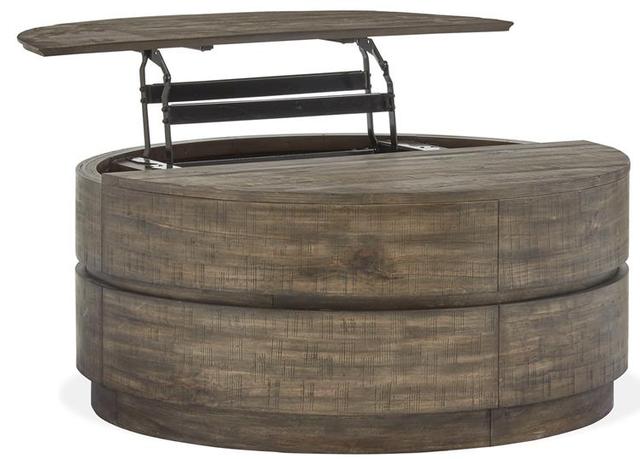 Magnussen Home® Baisden Tobacco Cocktail Table with Caster -0