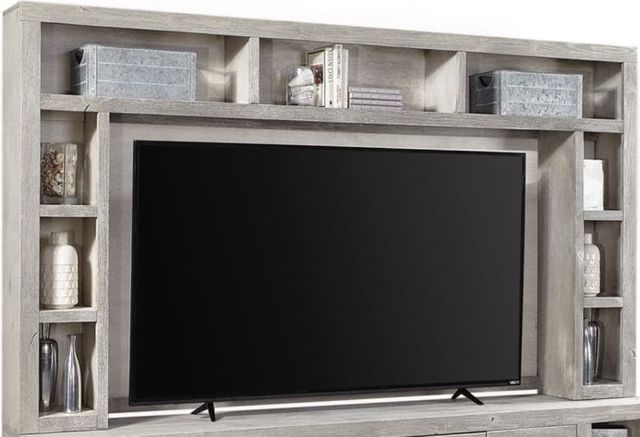 aspenhome® Avery Loft Limestone 97" Console and Hutch-2
