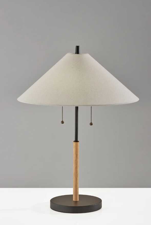 Adesso® Palmer Black Table Lamp-4