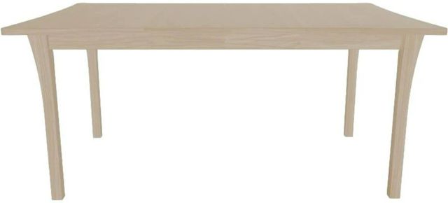 Mavin Customizable 42" x 42" Concave Extendable Dining Table with 2 Leaves-1